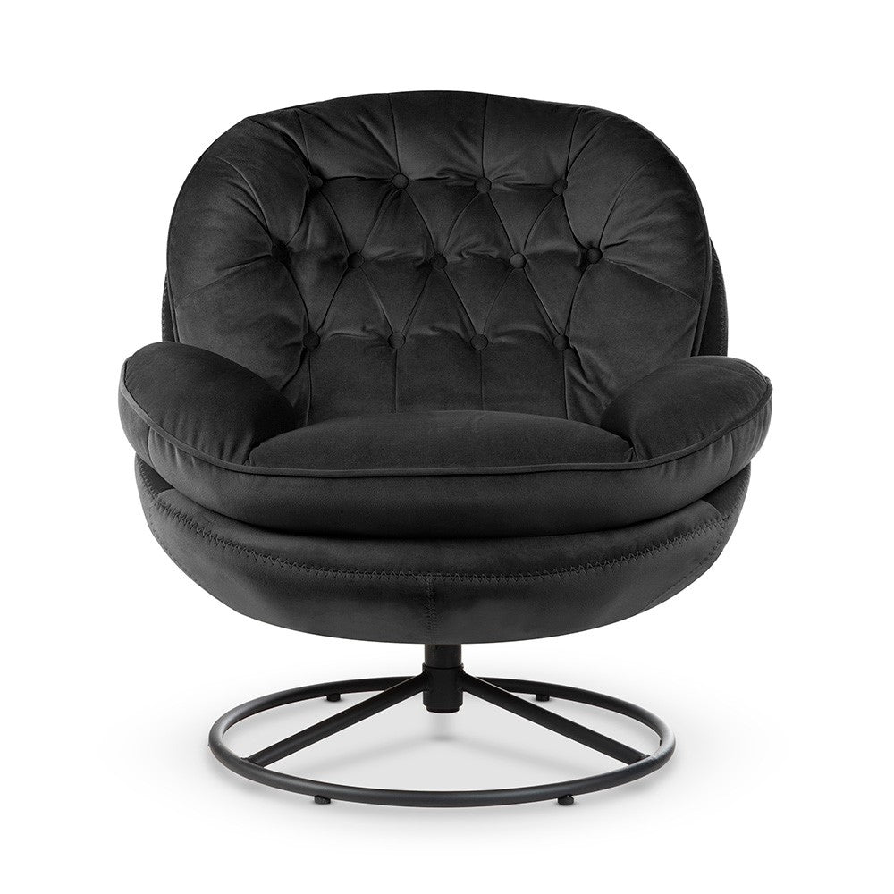 Krēsls LI 87/54/85 melns strukturs - N1 Home