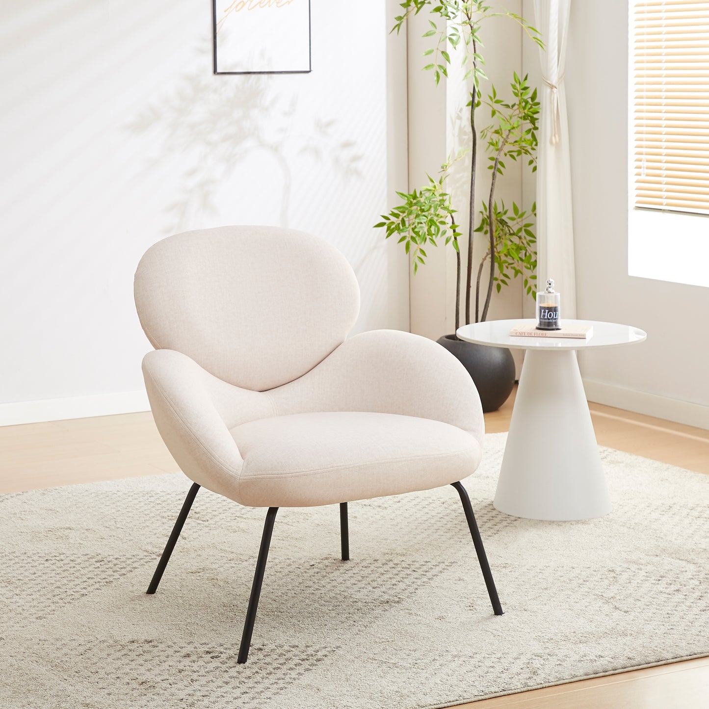 Krēsls Almo 81/77/74 cm krēms - N1 Home