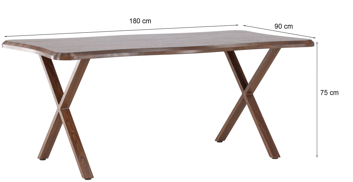 Galds Nereda 180/75/90 cm rieksts