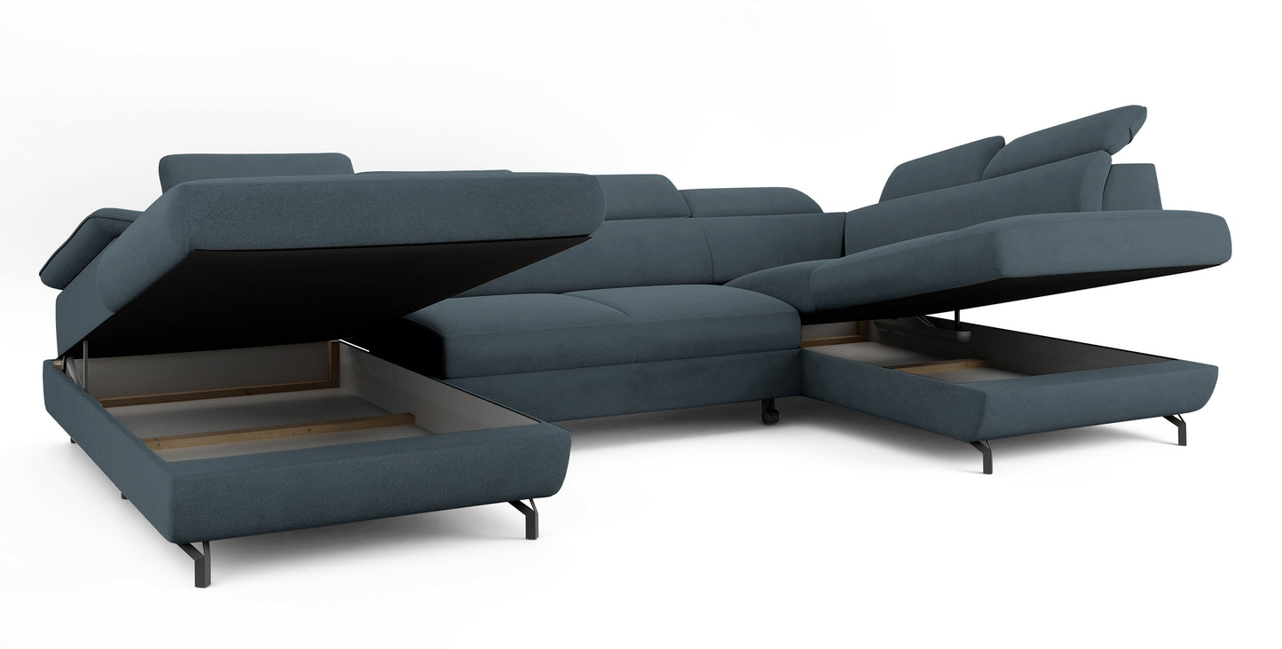 Dīvāns Lamigo U 80/333/203 cm Castel 79