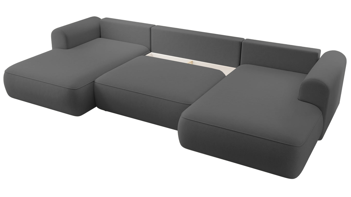 Dīvāns Ovors U 380/95/167 cm Castel 93 - N1 Home