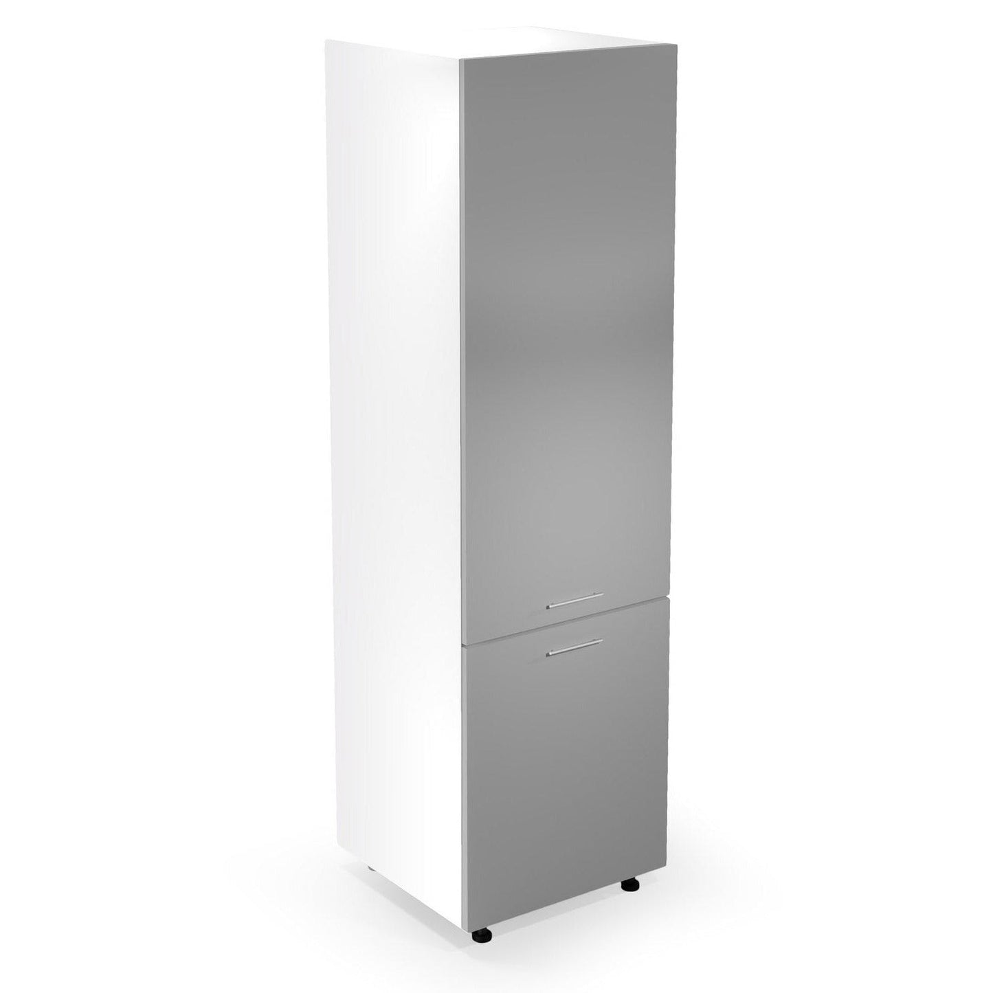 Virtuves skapis iebūvētam lesduskācītam 60/214/56 cm pelēks - N1 Home