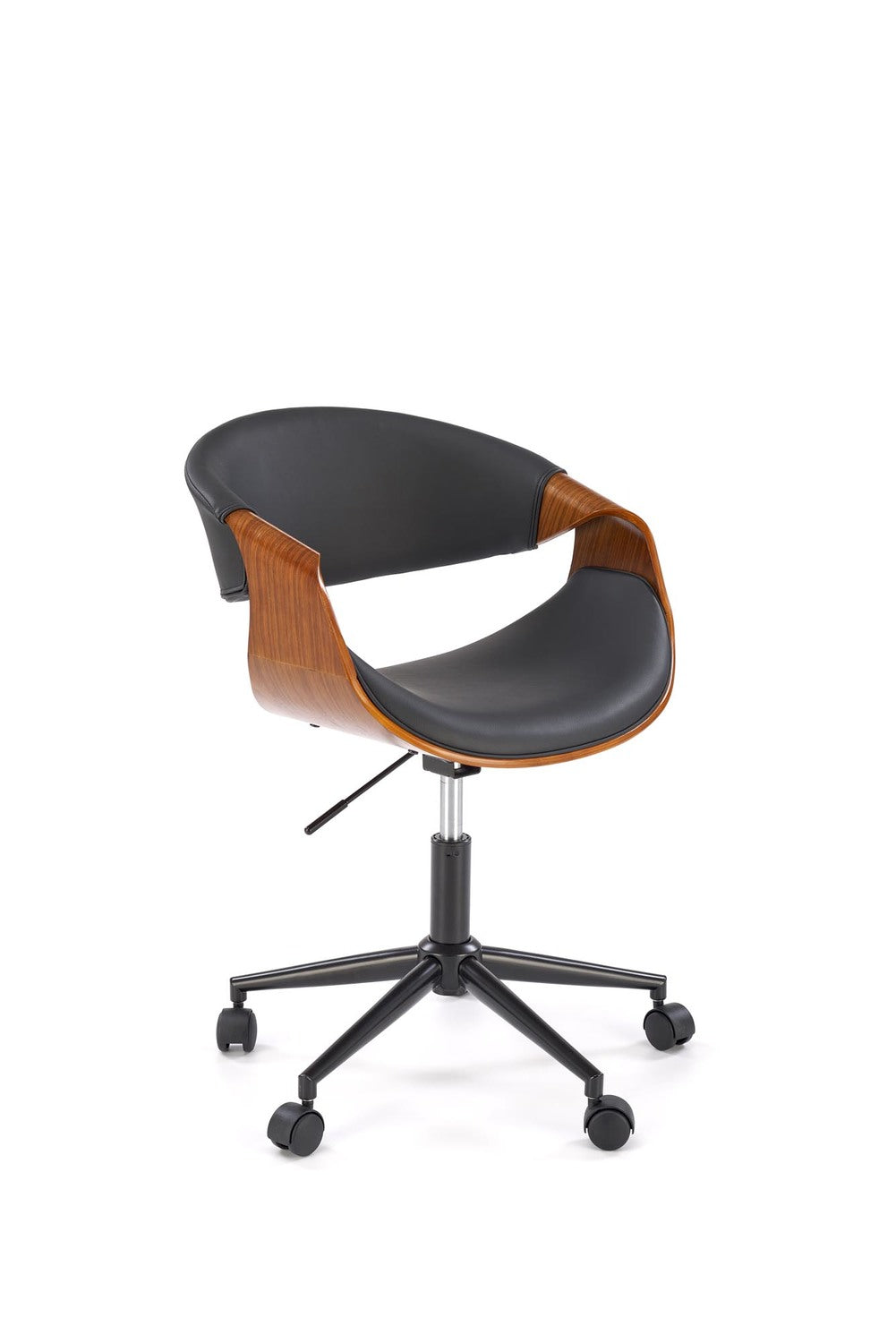 Krēsls Ego 55/55/72-82/43-53 cm riekstkoks /melns - N1 Home