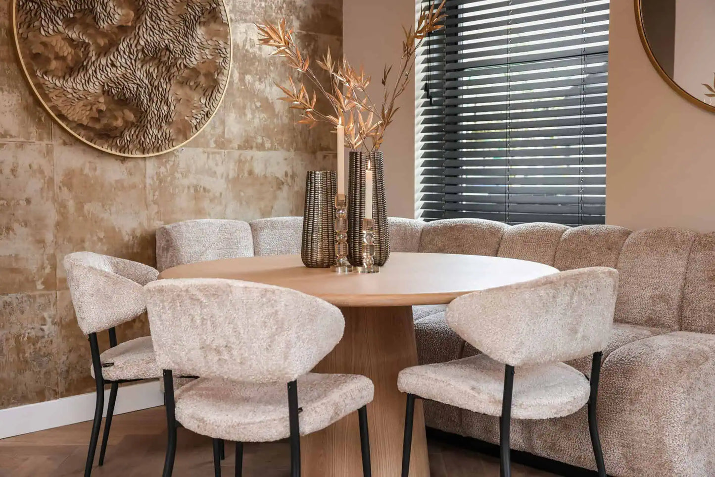 Ēdamistabas sols Hillpark Richmond Interiors 90/120/78 cm lovely beige - N1 Home