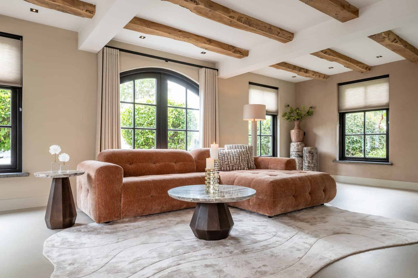 Vāze Daimy Richmond Interiors 33/33/55 cm brūns