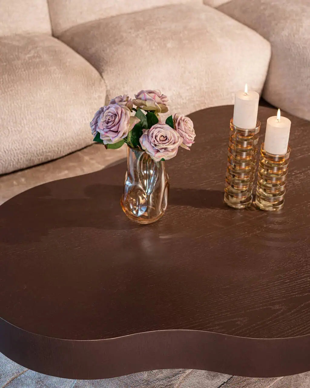 Kafijas galds Bogor bronze (Set of 2) Richmond Interiors 30/142/103 cm bronza - N1 Home