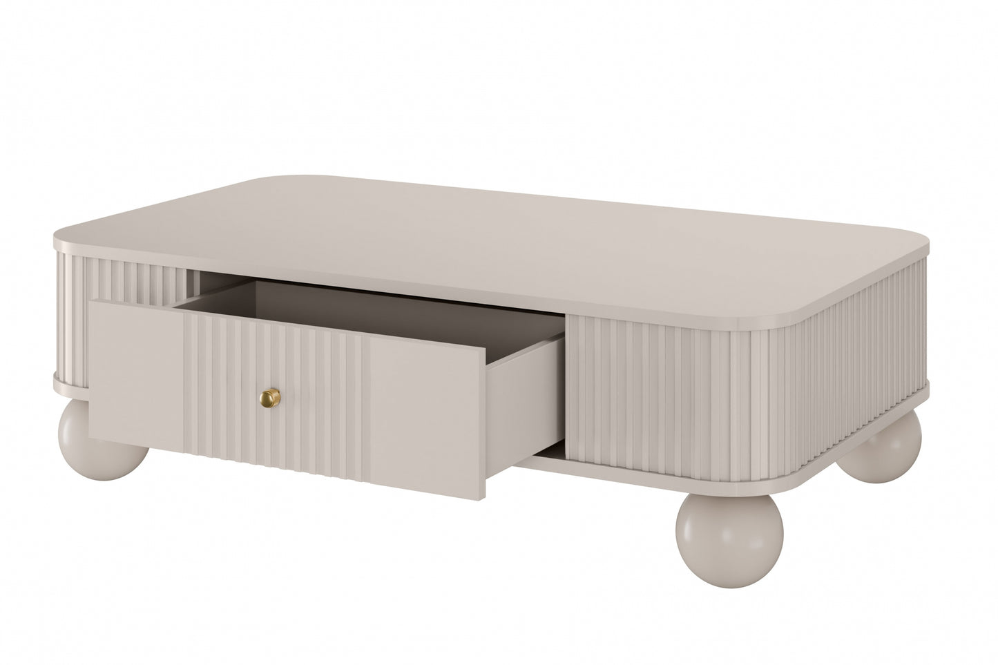 Kafijas galds Vespa 103/32/60 cm kašmirs/zelts - N1 Home