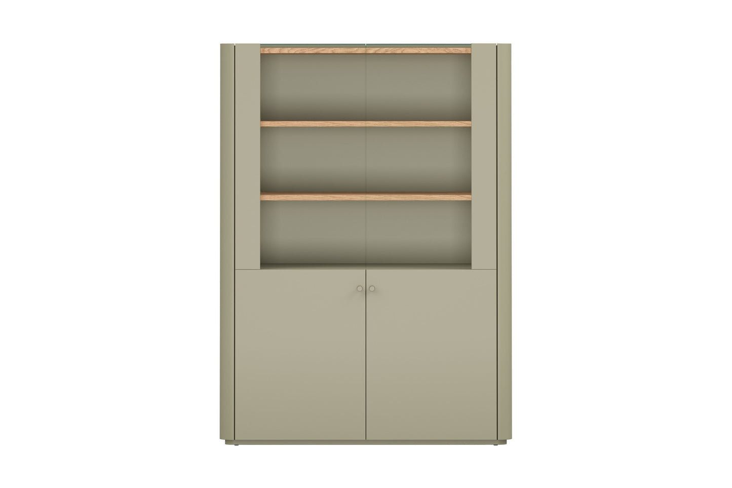 Vitrīna Elva 100/137,5/48 cm Eikalipts / Baltijas kāpu ozols - N1 Home