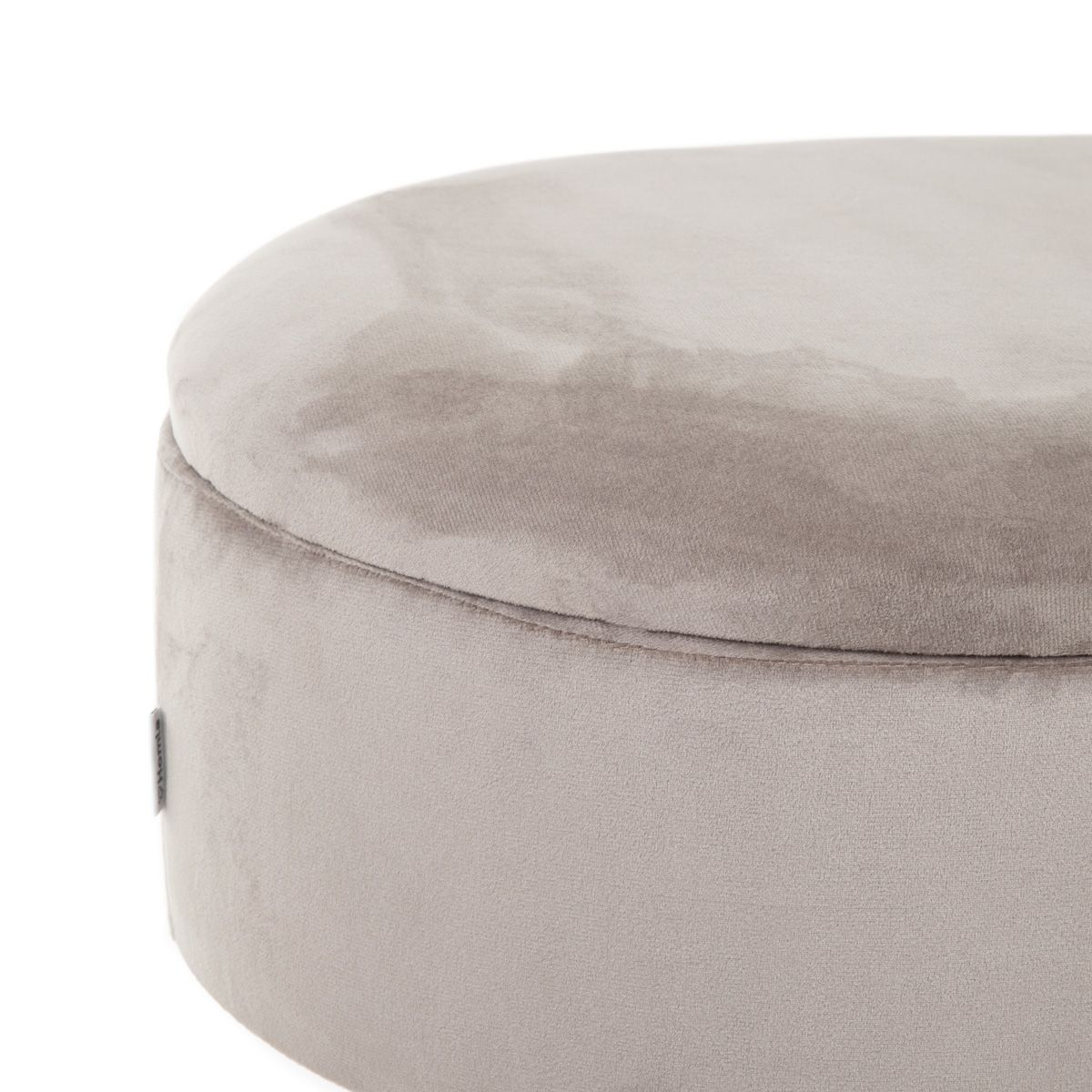 LAYLA bēšs velūra sols ar glabātuvi 91,5x41x46,5 cm - N1 Home