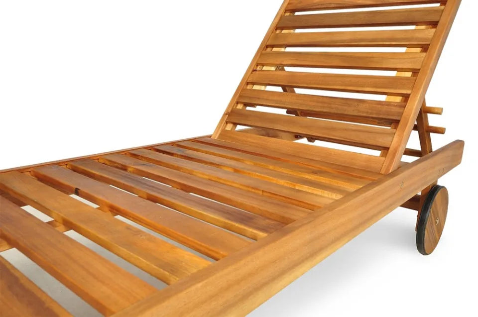 Koka atpūtas krēsls Bahama 192/59/30 cm dabisks - N1 Home