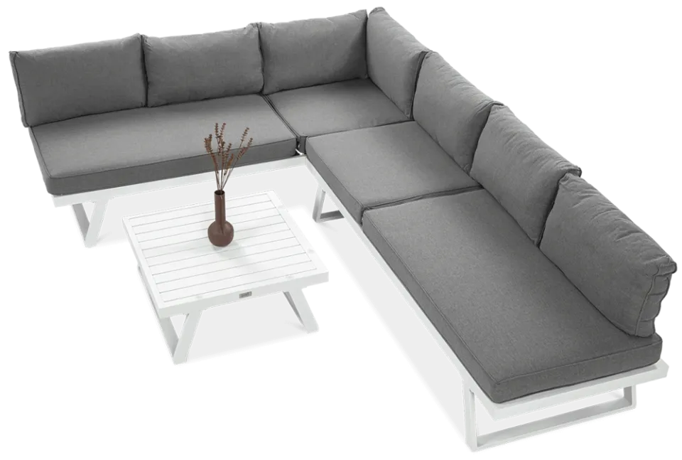 Dārza komplekts Midwi balts - N1 Home