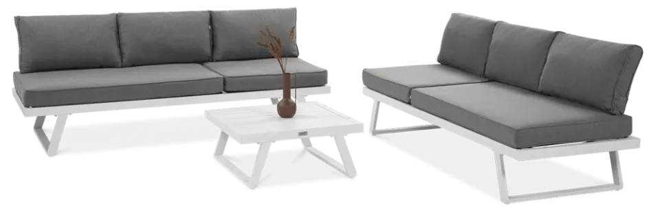 Dārza komplekts Midwi balts - N1 Home