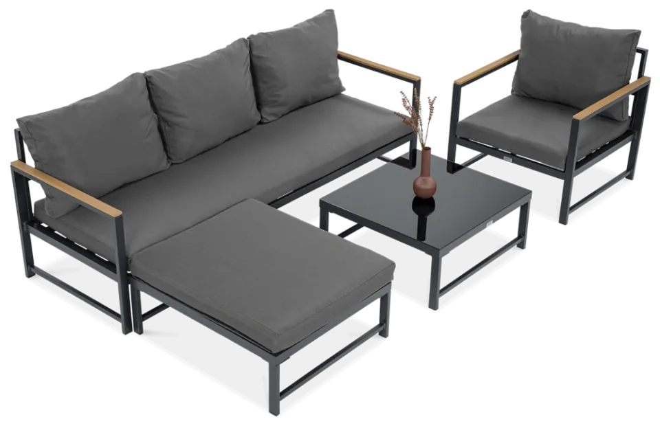 Dārza komplekts Orlan Fory tumši pelēks - N1 Home