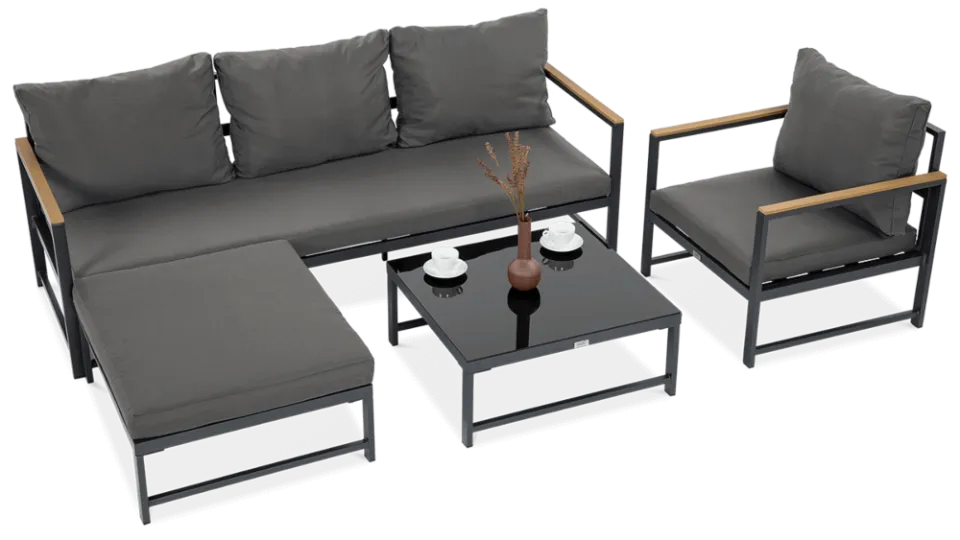 Dārza komplekts Orlan Fory tumši pelēks - N1 Home