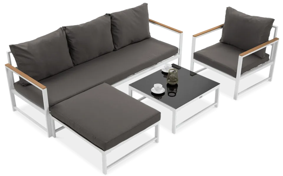 Dārza komplekts Orlan Fory balts - N1 Home