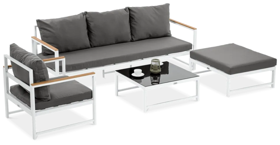 Dārza komplekts Orlan Fory balts - N1 Home