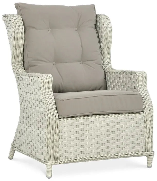 Dārza komplekts Trivo 3 melanžs/balts - N1 Home