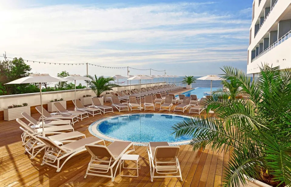 Zvilnis Naro Atlano 204/70/35 cm antracīts/celeste - N1 Home