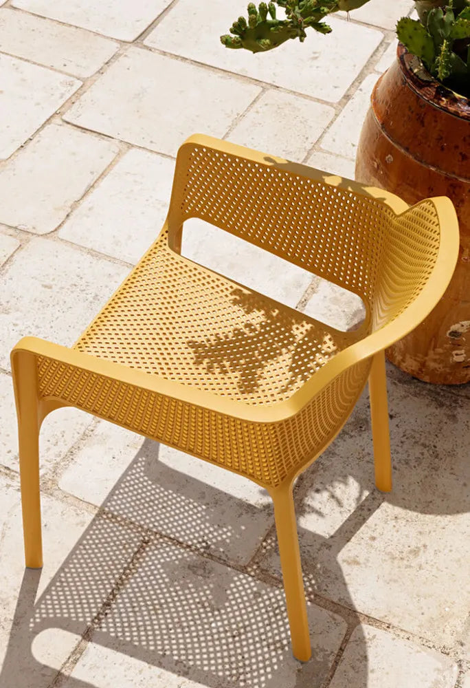 Krēsls Naro Nets 60/80/58 cm blanko - N1 Home