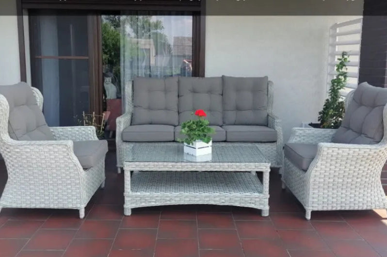 Dārza komplekts Trivo 3 tumši pelēks - N1 Home