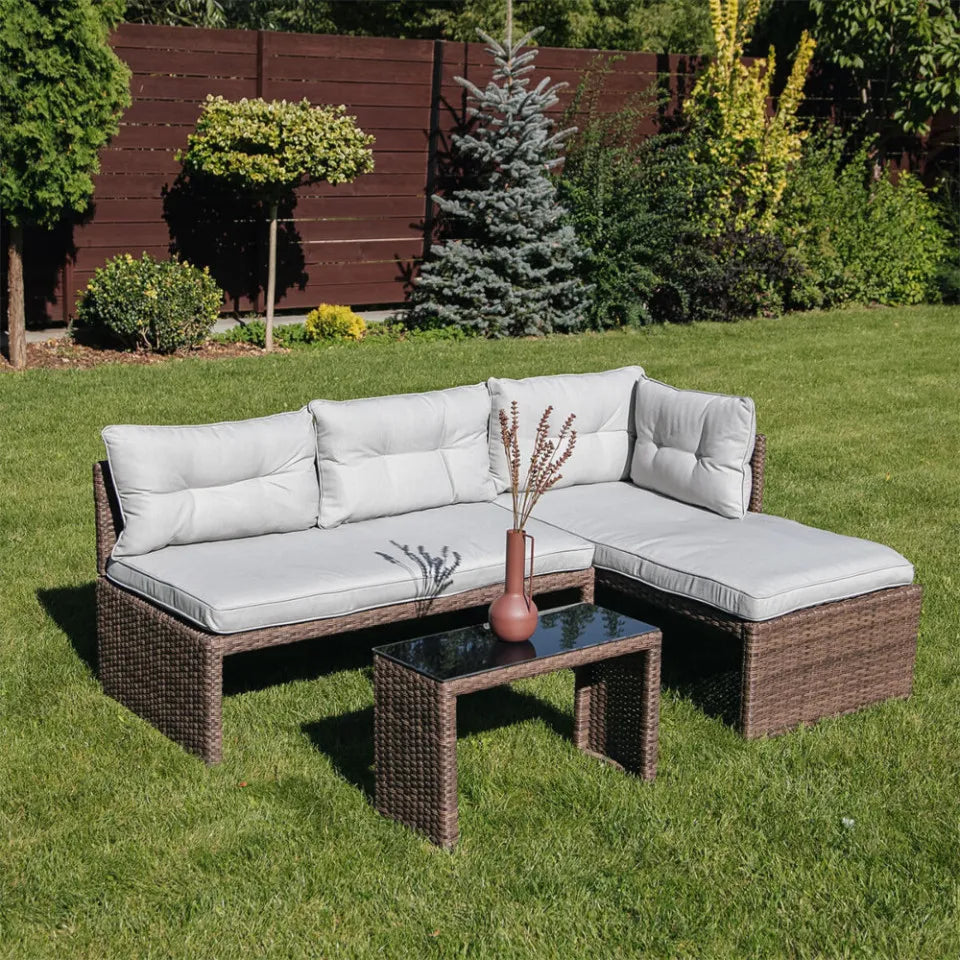 Dārza komplekts Canva brūns - N1 Home