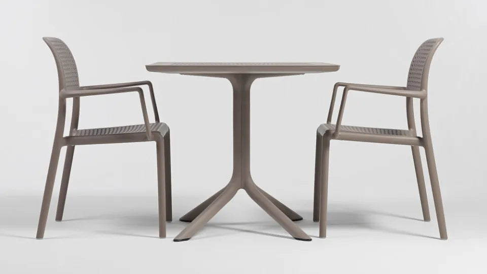 Galds Naro Cli 80/80/75 cm antracīts - N1 Home