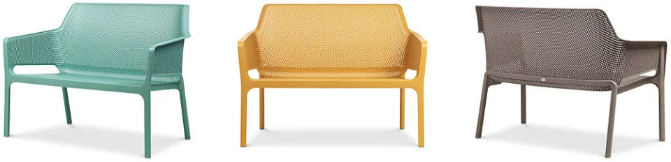 Soliņš - balkona dīvāns Narvi Beni 116/86/70 cm korallo - N1 Home