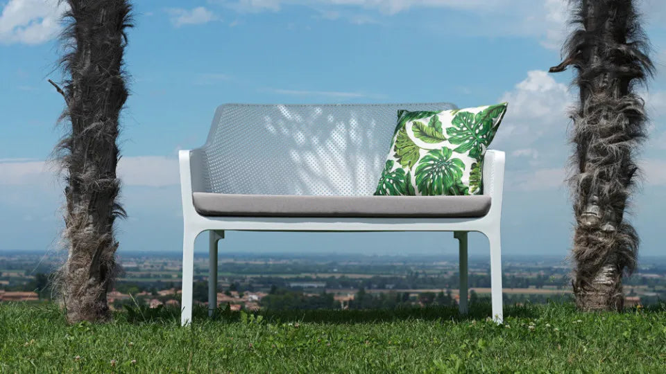 Soliņš - balkona dīvāns Narvi Beni 116/86/70 cm bianko - N1 Home