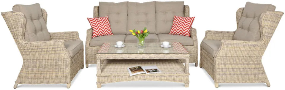 Dārza komplekts Trivo 3 bēšs - N1 Home