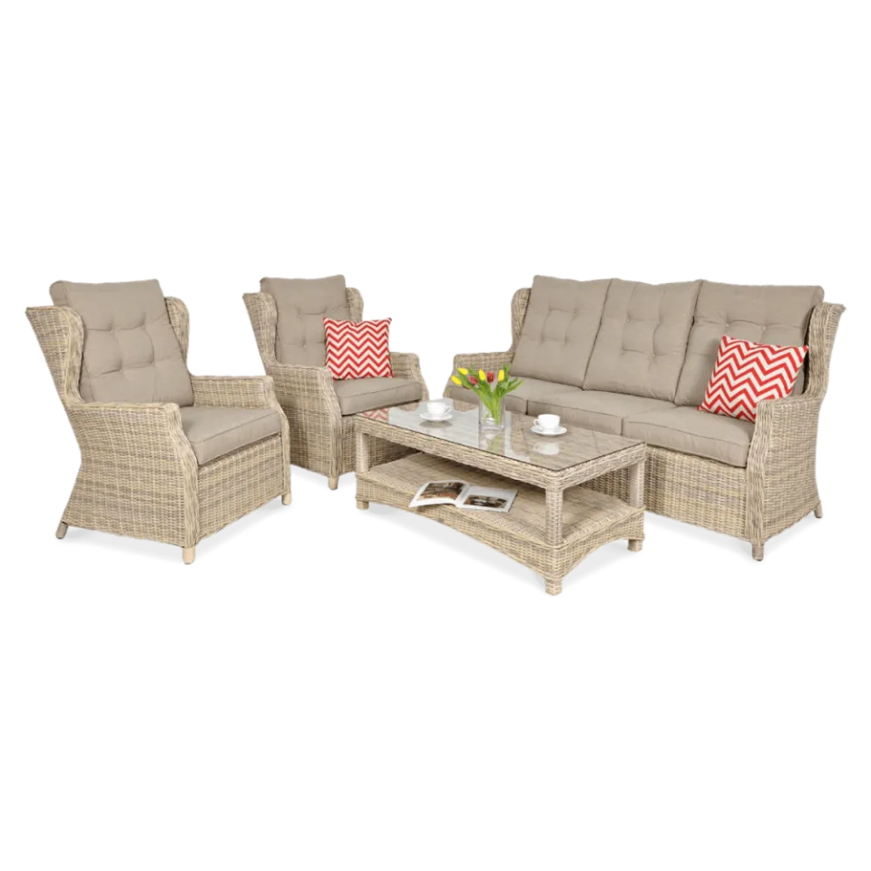 Dārza komplekts Trivo 3 bēšs - N1 Home