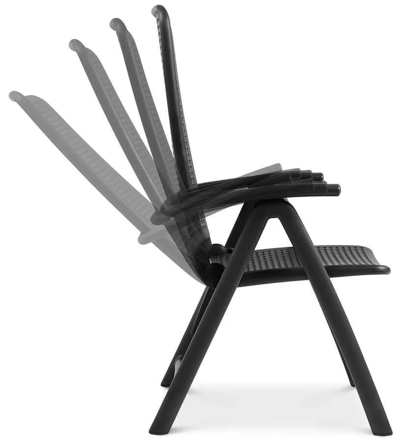 Dārza krēsls Narvi Darse 59/113/65 cm antracīts - N1 Home