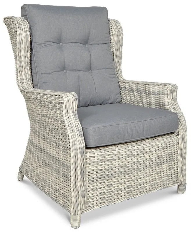 Dārza komplekts Trivo 3 pelēks/balts - N1 Home