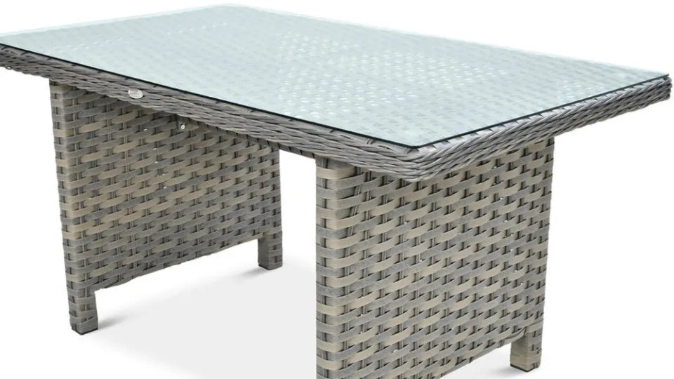 Ēdamgalda komplekts Dova 306/246/87 cm melanges - N1 Home