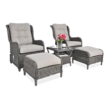 Atpūtas komplekts Sien Duo tumši pelēks - N1 Home