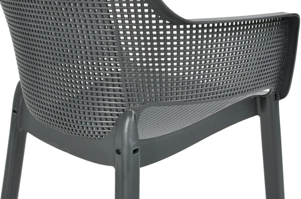 Balkona mēbeles Elie 2+1/4+1 grafīts - N1 Home