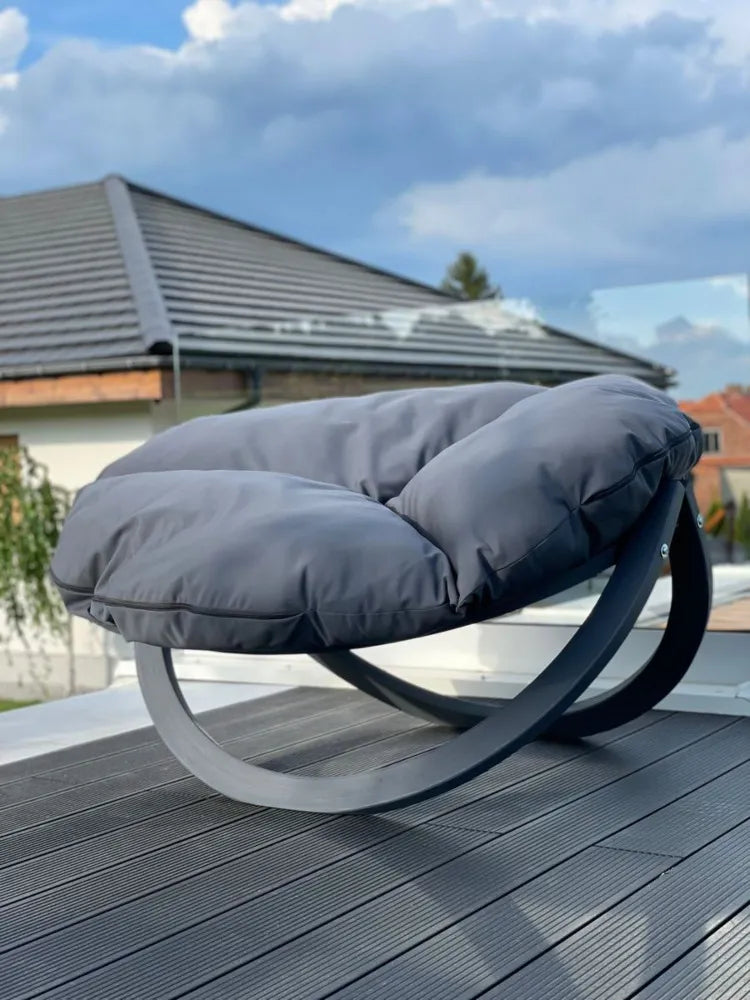 Koka dārza krēsls Tigo Gzilli grafīts - N1 Home