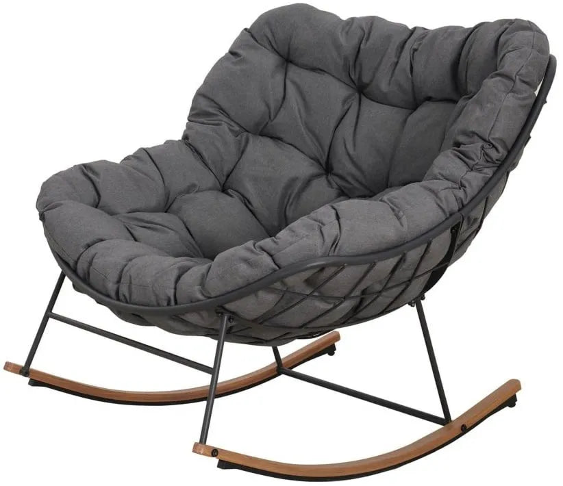 Šūpuļkrēsls Rona 98/110/78 cm tumši pelēks - N1 Home