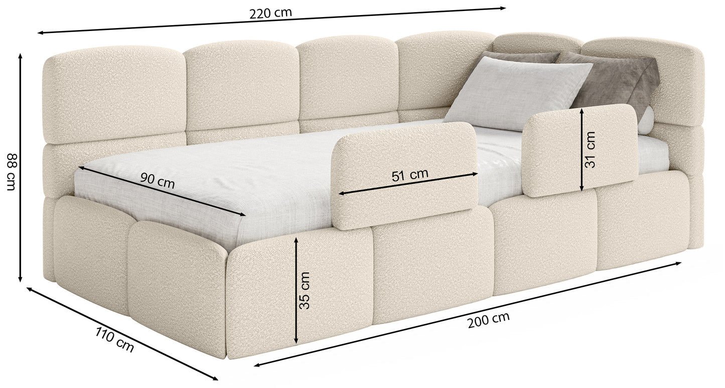 Gulta Clod 220/88/110 cm Piano 03 - N1 Home