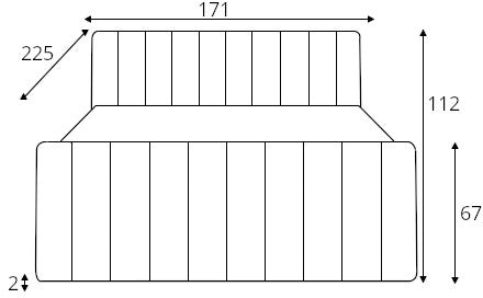 Gulta Cari 140/160/180 x 200 cm Monolith 77 - N1 Home