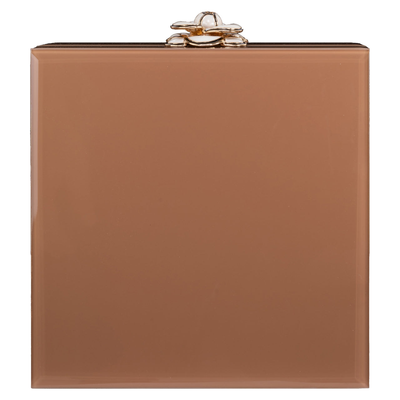 Uzglabāšanas kaste Floral S 8,5/18/19,5 cm brūns