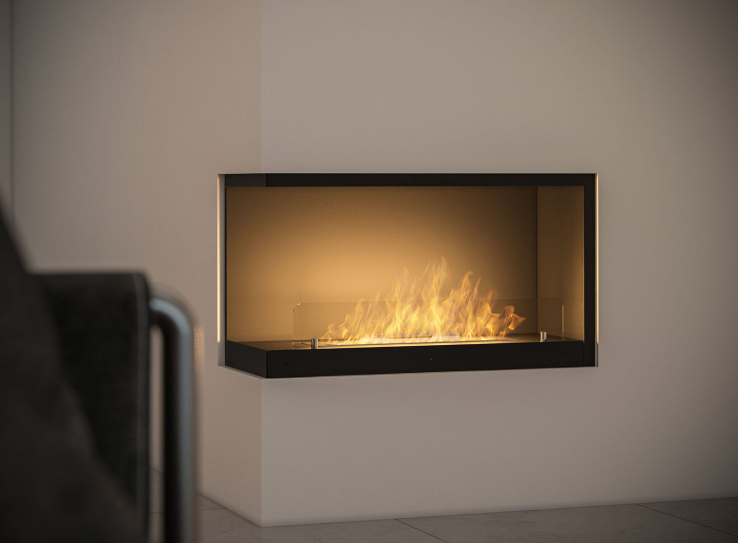 Biokamīns Insi 800V2 84/54/35; 110/50/35 cm melns - N1 Home