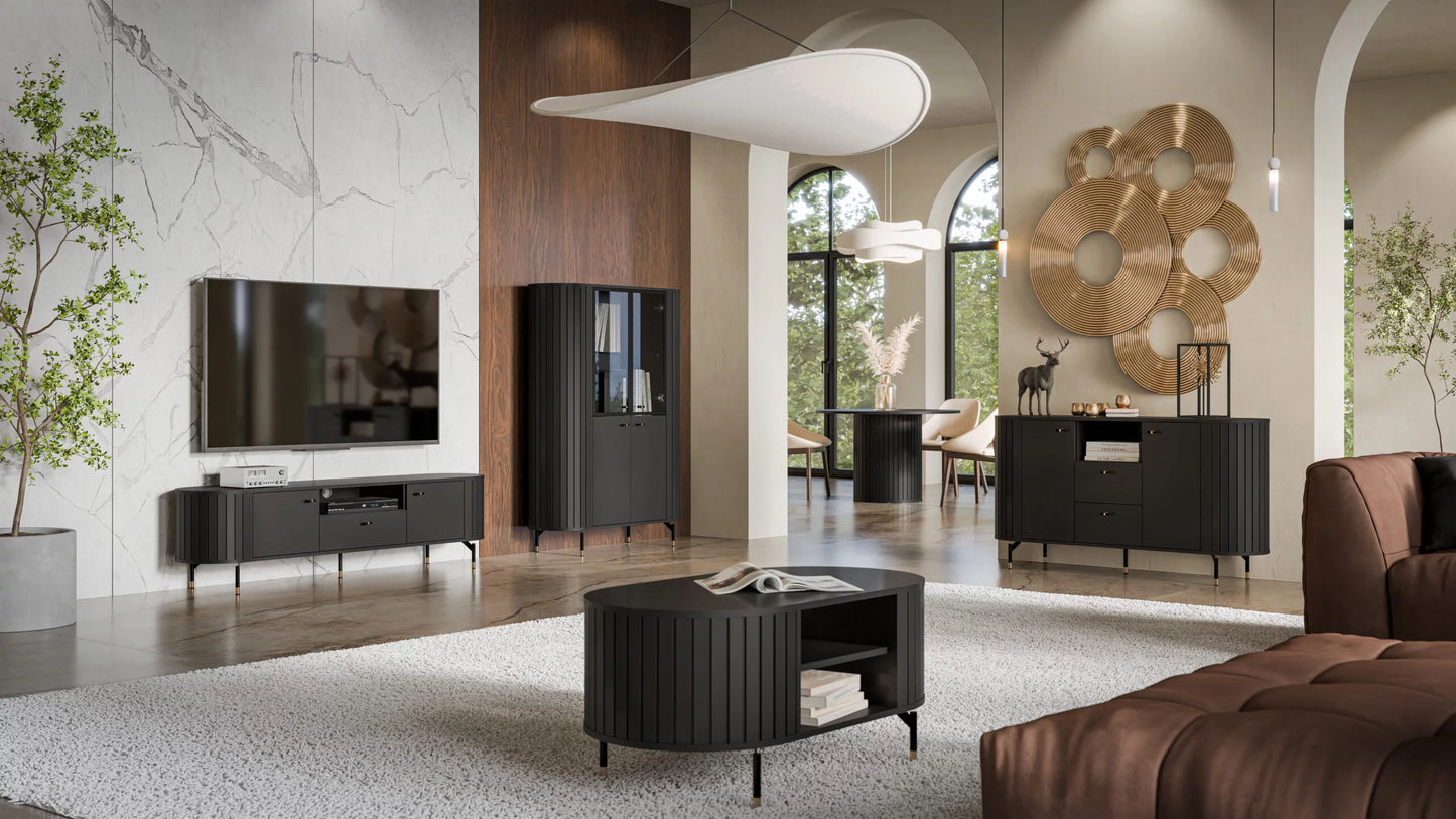 Galds Zanto 120/120/75 cm melns