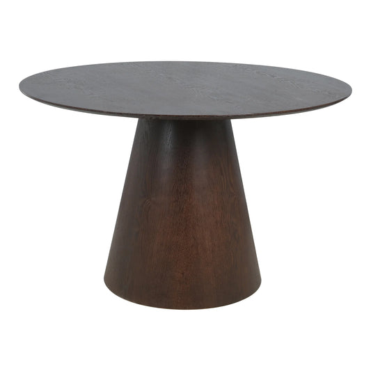 Galds Bola 120/120/75 cm tumši brūns