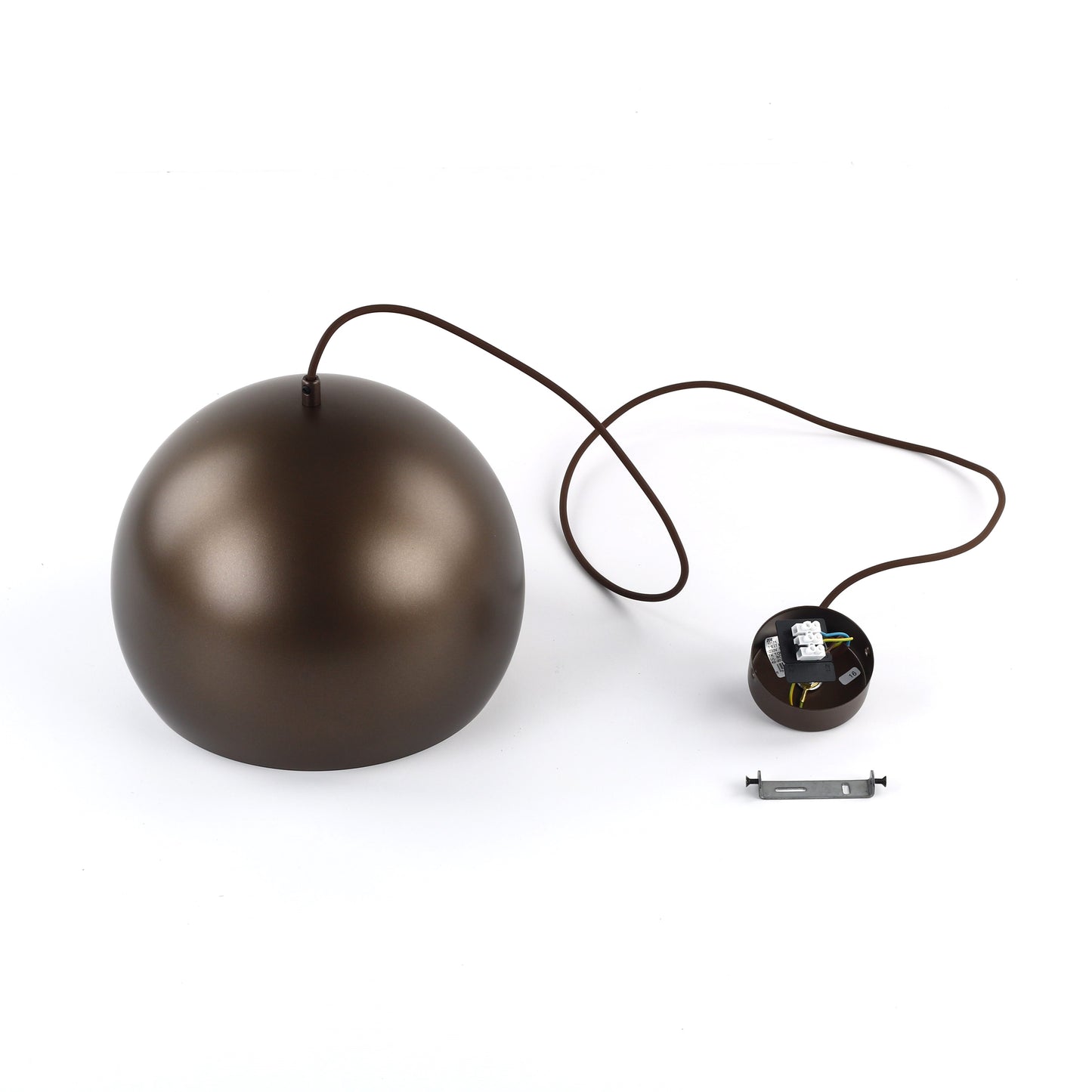 Piekaramā lampa Zoe  270 × 270 × 1600 mm brūns - N1 Home