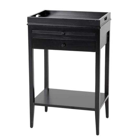 Naktsskapis Broomer Eichholtz 36/52/82 cm melns
