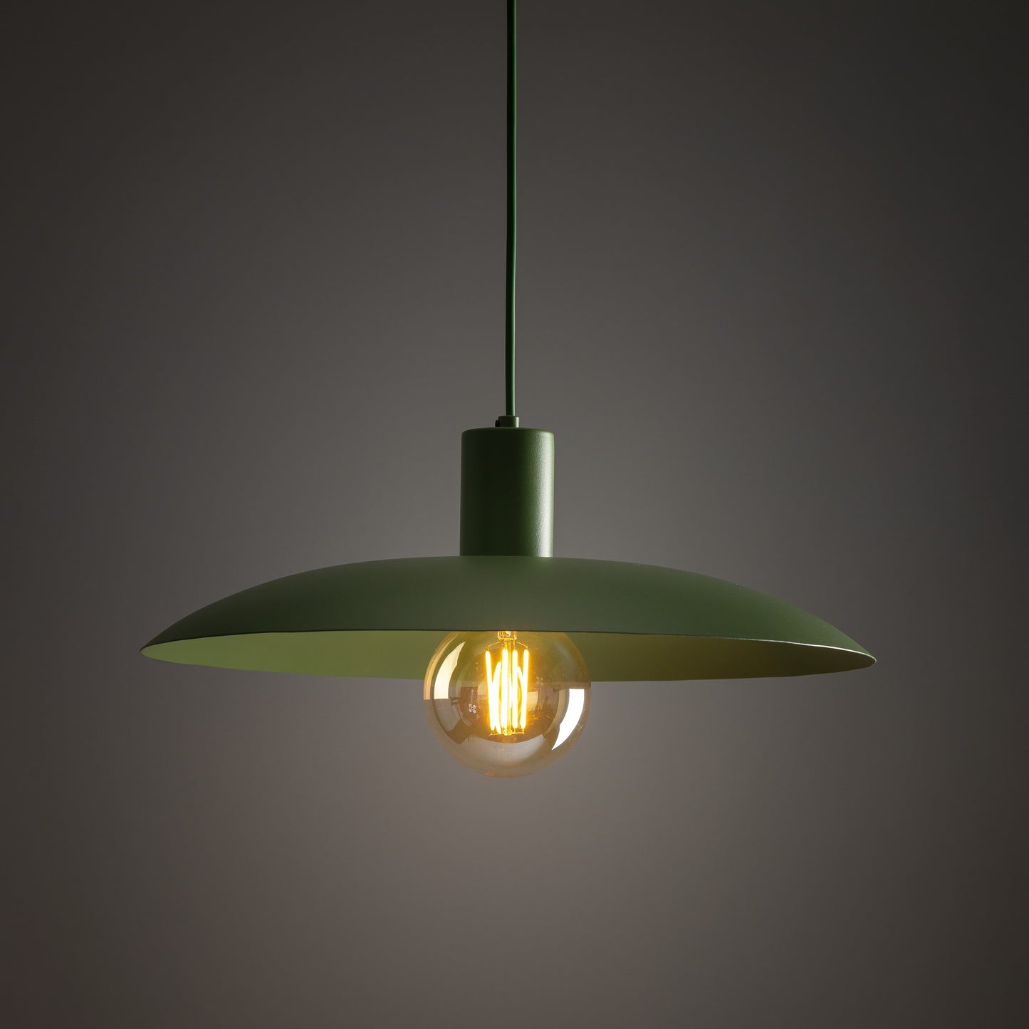 Piekaramā lampa Astra 410 × 410 × 1500 mm zaļš - N1 Home