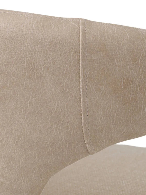 Krēsls Voletta Eichholtz 75/78/73 cm Valente beige faux leather | renato ecru - N1 Home