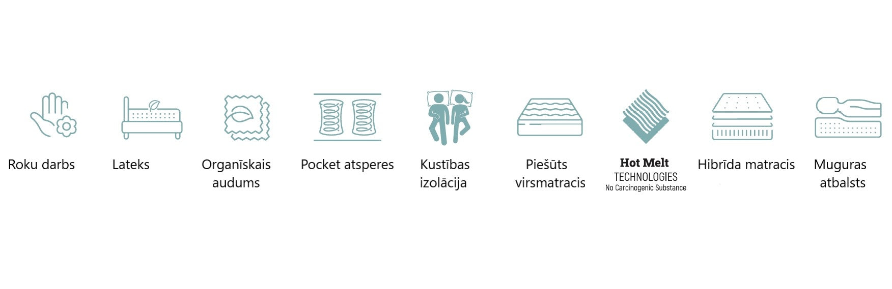 Gulta ar matracis Caro 90;120;140;160;180/200 cm grafits - N1 Home