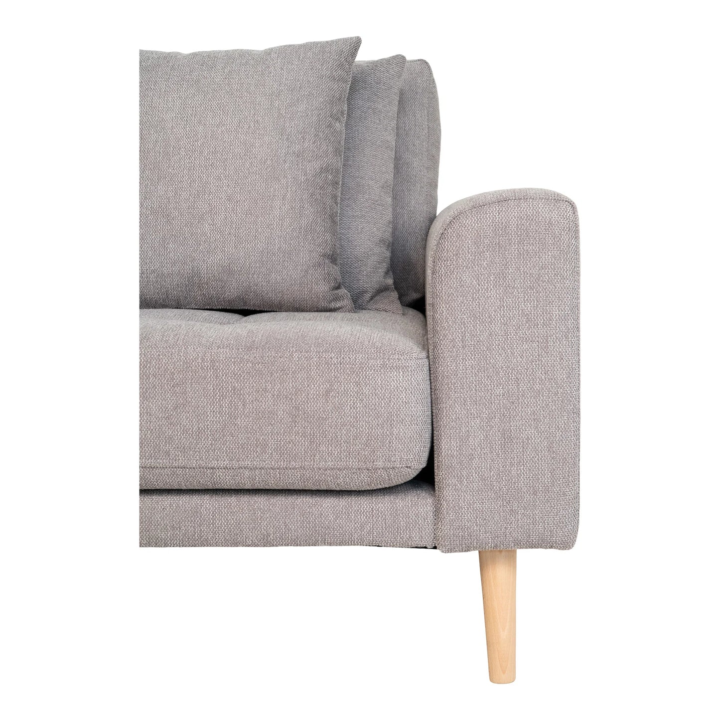 Dīvāns Lounge Lito 290/170/76 cm gaiši pelēks
