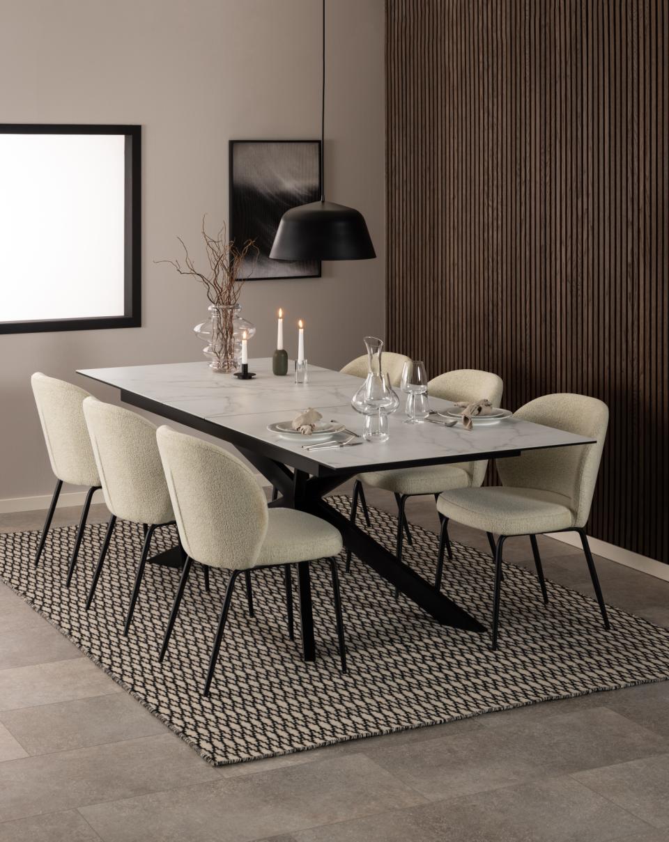 Krēsls Patri 52/57/82 cm krēms - N1 Home